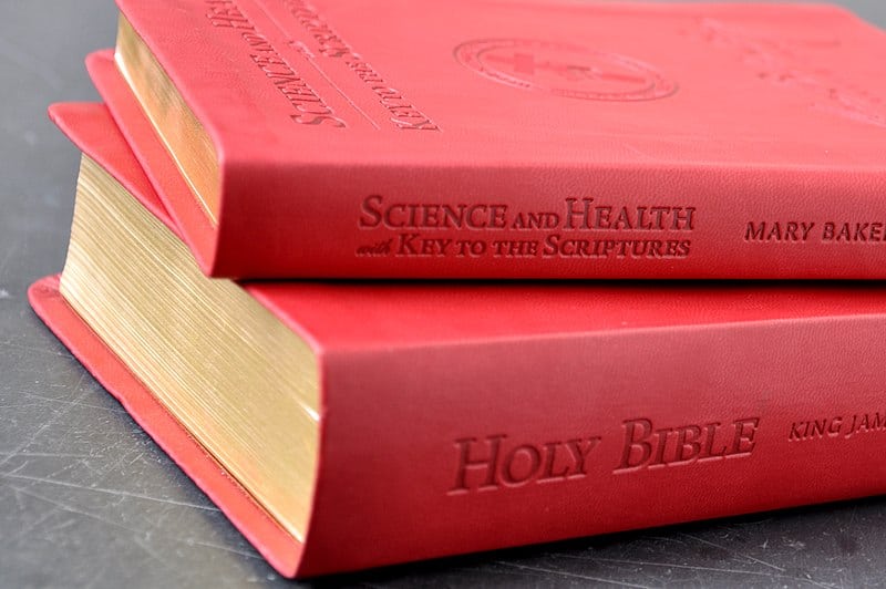 Holy bible and Mary Baker Eddy's Key to the Scriptures
